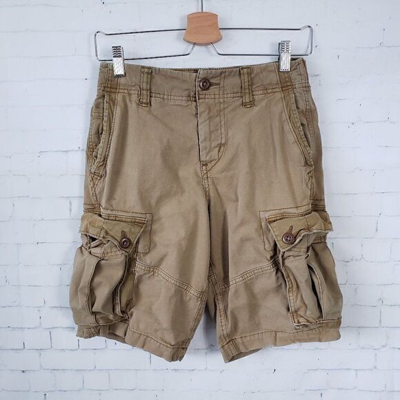 American Eagle Outfitters Other - American Eagle Mens Y2K Cargo Shorts Size 26 Next Level Stretch Classic Brown